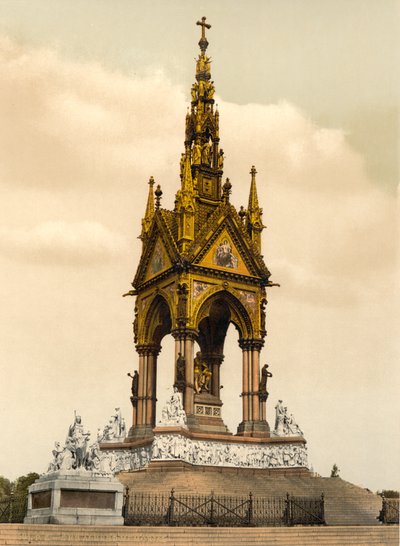 Albert Memorial, Londres, c.1890-1900 de Detroit Publishing Co.