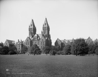 Búfalo State Hospital, Buffalo, NY, c.1900-10 de Detroit Publishing Co.