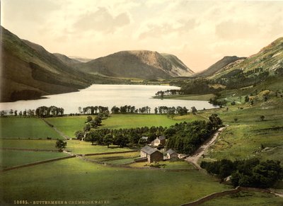 Buttermere e Crummock Water, Lake District, Inglaterra, c.1900 de Detroit Publishing Co.