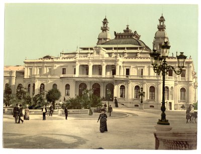 Cassino de Monte Carlo, Mônaco de Detroit Publishing Co.