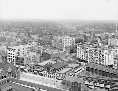 Detroit, Michigan, c.1908 (foto p - b) de Detroit Publishing Co.