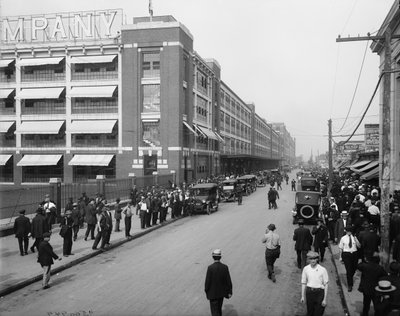Turno das quatro horas, Ford Motor Company, Detroit de Detroit Publishing Co.