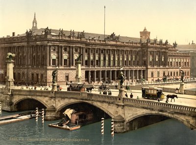 Ponte de Frederick e a Bolsa, Berlim, Alemanha, c.1900 de Detroit Publishing Co.