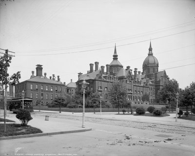 Hospital Johns Hopkins, Baltimore, Maryland, c.1903 de Detroit Publishing Co.