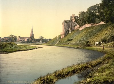 Kidwelly, Carmarthen, País de Gales, c.1890-1900 (impressão fotocrómica) de Detroit Publishing Co.