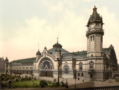 Estação Ferroviária, Colônia, Alemanha, c.1900 de Detroit Publishing Co.