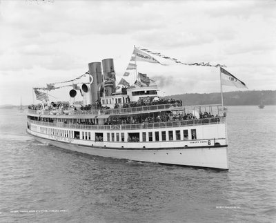 Navio de Sandy Hook Asbury Park, 1909 de Detroit Publishing Co.