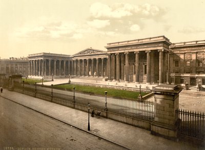 Museu Britânico, Londres, c.1890-1900 (photochrom) de Detroit Publishing Co.