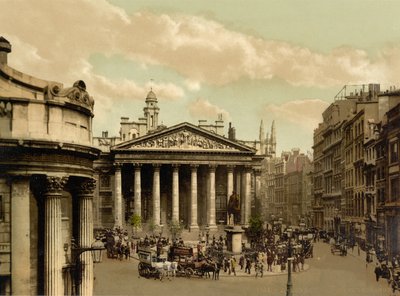 Royal Exchange, Londres, c.1890-1900 (photochrom) de Detroit Publishing Co.