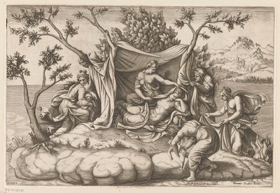 Leto após o nascimento de Apollo e Diana de Diana Mantuana