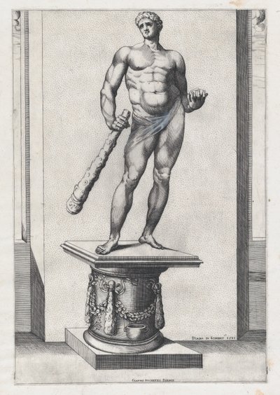 Hércules com as maçãs das Hespérides, 1581., 1581 de Diana Mantuana