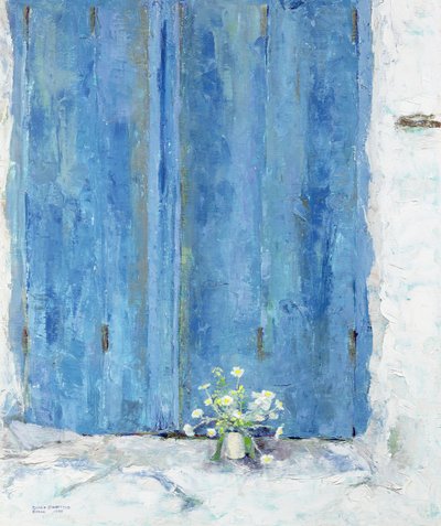 Obturador Azul, 1990 (quadro) de Diana Schofield