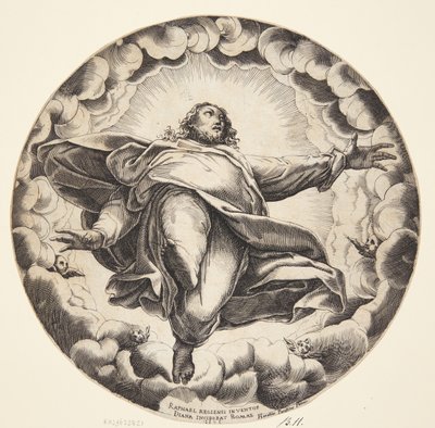 Ascensão de Cristo de Diana Scultori