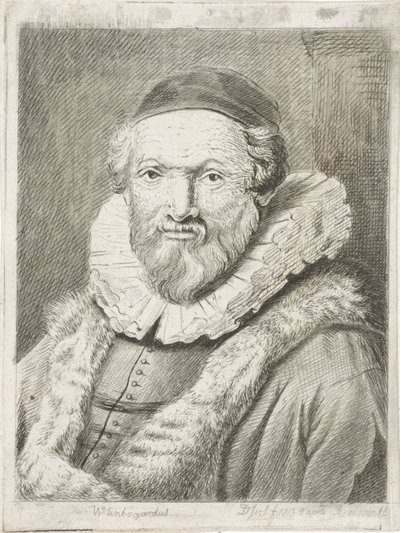 Retrato de Johannes Wtenbogaert
Wtenbogaert (título sobre o objecto) de Diederik Jan Singendonck