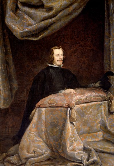 Filipe IV em oração, c.1655 (óleo sobre tela) de Diego Rodriguez de Silva (studio of) Velazquez