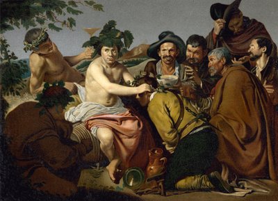 O Triunfo de Baco (chromolitho) de Diego Rodriguez de Silva y (after) Velazquez