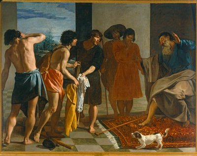 O casaco de José trazido pelos seus irmãos. 10014694 ... de Diego Rodriguez de Silva y Velazquez