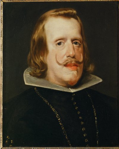 Filipe IV, rei de Espanha, filho do rei Filipe III e da arquiduquesa Maria Ana, filha do imperador Fernando III ... de Diego Rodriguez de Silva y Velazquez