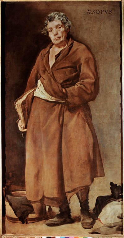 Retrato de Ésopo, escritor grego (óleo sobre tela de Diego Velázquez