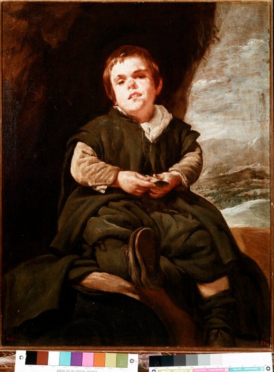 Retrato de Don Franciso Lezcano, anão da Corte da Espanha (óleo sobre tela de Diego Velázquez
