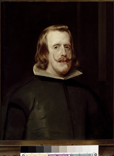 Retrato de Filippo IV de Espanha de Diego Rodriguez de Silva y Velazquez