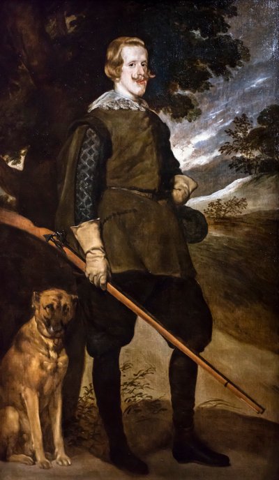Retrato de Filipe IV como caçador, cerca de 1635 (óleo sobre tela) de Diego Rodriguez de Silva y Velazquez