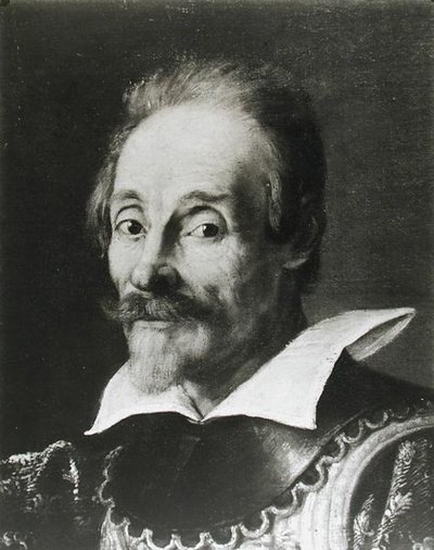 Retrato do Marquês Ambrogio Spinola (1569-1630) (detalhe) (ver também 168358) de Diego Velázquez