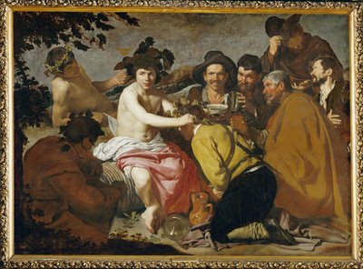 O triunfo de Baco ... (pintura sobre tela) de Diego Rodriguez de Silva y Velazquez