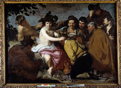 O triunfo de Baco ou “” Os bêbados ”” pintura de Diego Rodriguez de Silva y Velasquez de Diego Velázquez