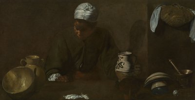 Cena de cozinha de Diego Velázquez