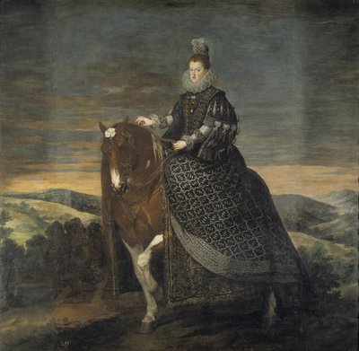 Retrato equestre de Margarita da Áustria de Diego Velázquez