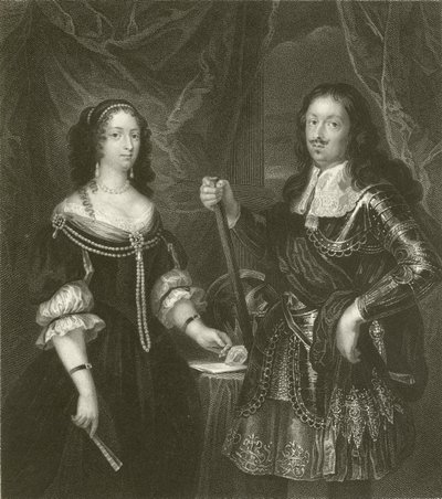 Fernando de Médicis e sua consorte de Diego Velázquez