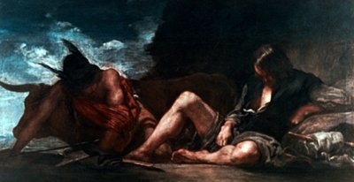 Mercury e Argus, c1659. de Diego Velázquez