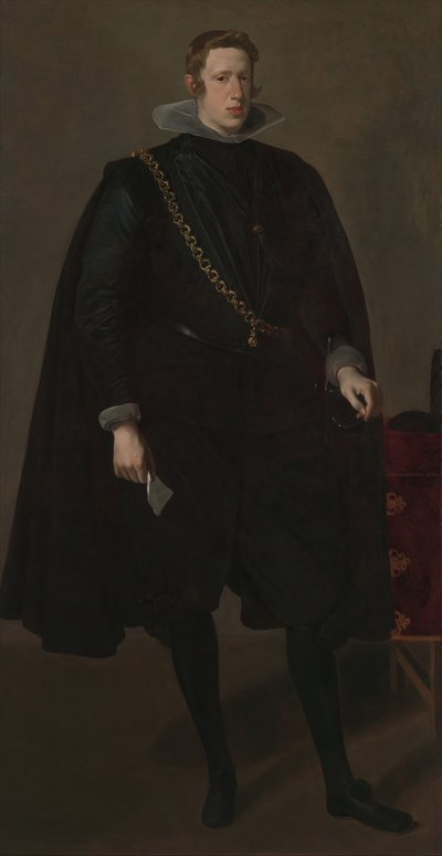 Filipe IV 1605-1665, rei da Espanha, provavelmente 1624. de Diego Velázquez
