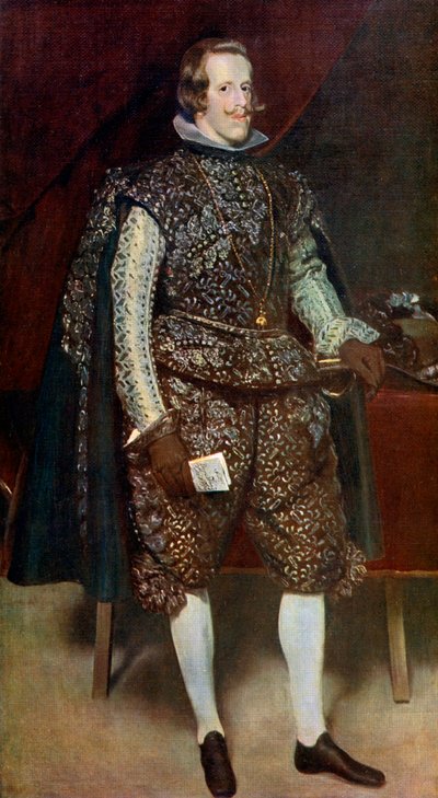 Filipe IV da Espanha em Brown e Silver, c1631-1632, 1912. de Diego Velázquez