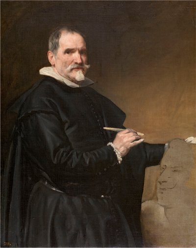 Retrato de Juan Martínez Montañés 1568-1649, 1635-1636. de Diego Velázquez