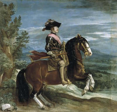 Retrato equestre do rei Filipe IV de Espanha de Diego Velázquez