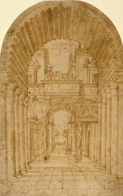 Cenário de perspectiva de Diego de Siloé