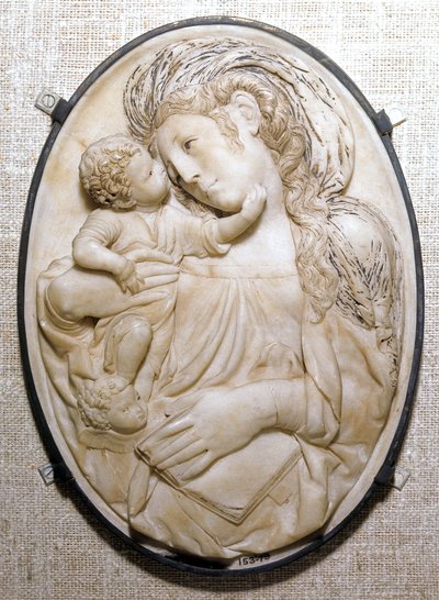 Virgem com criança (alívio de Diego de Siloé