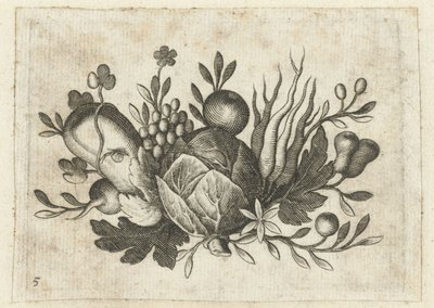 Festoen van Vrutten Pequeno livro de frutas útil para viajar (título da série) de Dietrich Krüger (attributed to)