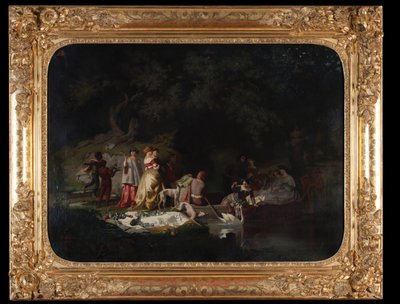 O Decameron de Boccaccio 1850 (Óleo sobre tela) de Diodore Rahoult