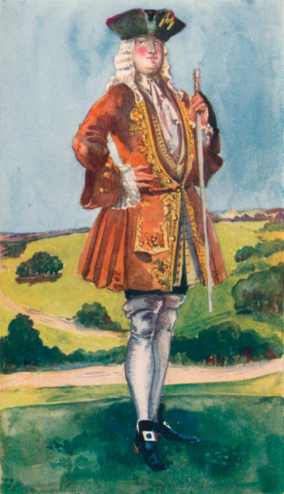 Um homem da época de George I, 1907 de Dion Clayton Calthrop