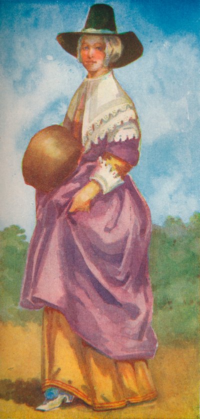 Uma mulher da época de Cromwells, 1907 de Dion Clayton Calthrop
