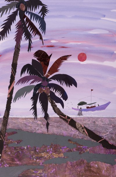 Pesca, 2020 (colagem) de Dione Verulam