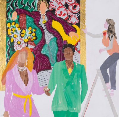 Glamour, 2020 (colagem) de Dione Verulam