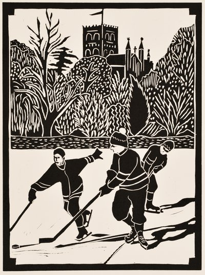 Meses do ano: janeiro, 2012 (linogravura) de Dione Verulam