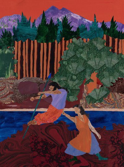 Negociar no casamento (colagem) de Dione Verulam