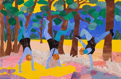 Rinemaidens na margem do rio de Dione Verulam