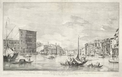 O Grande Canal em Veneza de Dionigi Valesio