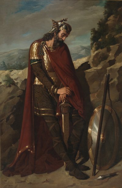 Ágila I, rei visigótico, 1856 de Dioscoro Teofilo Puebla Tolin